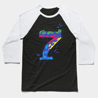 Number 7 Baseball T-Shirt